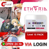 Etheria: Restart - Level 15 PACK ( 4.99$ ) Top up Via LOG IN By Inblack Open 24 hr.
