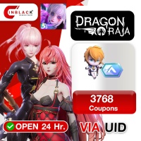 Dragon Raja SEA - 3768 Coupons Top up UID By Inblack Open 24 hr.