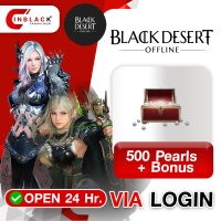 Black Dessert Online (SEA) - 500 Pearls + Bonus Top up Via official login or Razer Link By Inblack Open 24 hr.