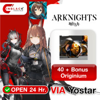 Arknights - 40 + Bonus Originium 29.99 $ Top Up VIA Yostar By Inblack Open 24 hr.