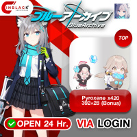 Blue Archives (GL) - Pyroxene x420 392+28 (Bonus) Top Up via Login by Inblackm open 24 hr.
