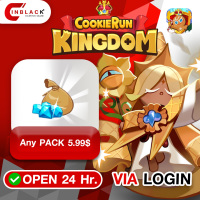 Cookie Run: Kingdom - Any PACK 5.99$ Top up via LOGIN By Inblack Open 24 hr.