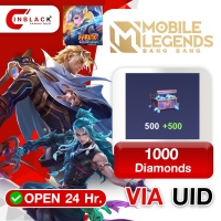 Mobile Legends: Bang Bang (Philippines) - 1000 Diamonds ( 500+500 First Recharge ) Top up UID By inblack Open 24 hr.