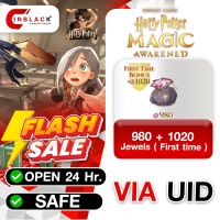 Harry Potter: Magic Awakened - 980 Jewels + 1020 ( First Time Reset x 2 ) Top up via UID By Inblack Open 24 hr.