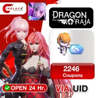 Dragon Raja SEA - 2246 Coupons Top up UID By Inblack Open 24 hr.