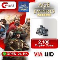 Age of Empires Mobile (GL) - 2100 Empire Coins 4.99$ Top up UID By Inblack Open 24 hr.