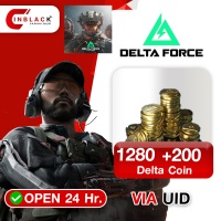 Delta Force (GL) - 1280 +200 Delta Coins 19.99$ Top up UID By Inblack Opne 24 hr.