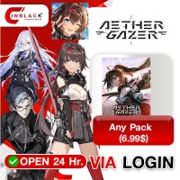 Aether Gazer (GL) - Any Pack (6.99$) Top Up via Login by Inblackm open 24 hr.