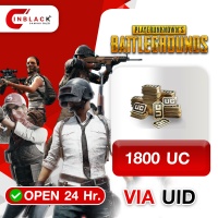 PUBG Mobile (Global) - 1800 UC Top up UID By Inblack Open 24 hr.