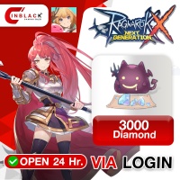 Ragnarok X (Global) - 3000 Diamond 4.99$ Top up Via LOGIN By Inblack Open 24 hr.