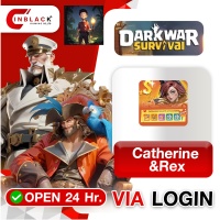DARK WAR SURVIVAL - Catherine&Rex ( 9.99$ ) pack VIA LOGIN BY INBLACKM open 24 hr.