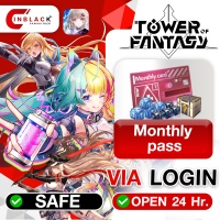 TOWER OF FANTASY (GL)- Monthly pass 4.99$ Top up Via LOGIN by Inblackm open 24 hr.