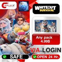 Whiteout Survival (GL) - Any pack 4.99$ Top up Via LOGIN By Inblack Open 24 hr.