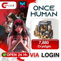 ONCE HUMAN - 7880 Crystgin (99.99$)Top up Via Login By Inblack Open 24 hr