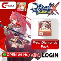 Ragnarok X (Global) - Med. Diamonds Pack 7.99$ Top up Via LOGIN By Inblack Open 24 hr.