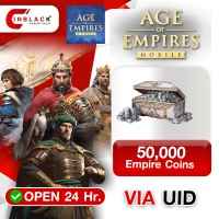 Age of Empires Mobile (GL) - 50000 Empire Coins 99.99$ Top up UID By Inblack Open 24 hr.