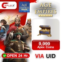 Age of Empires Mobile (GL) - 9999 Apex Coins 99.99$ Top up UID By Inblack Open 24 hr.