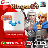 Kingshot (GL) - 2500 Gems (4.99$) Top Up via Login by Inblackm open 24 hr.