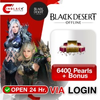Black Dessert Online (SEA) - 6400 Pearls + Bonus Top up Via official login or Razer Link By Inblack Open 24 hr.