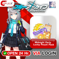 Blue Archives (GL) - Midnight Party Lucky Pouch Pack Top Up via Login by Inblackm open 24 hr.