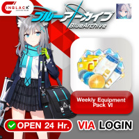 Blue Archives (GL) - Weekly Equipment Pack VI Top Up via Login by Inblackm open 24 hr.