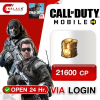 Call of Duty: Mobile (SEA) - 21600 CP Top up Via Login By Inblack Open 24hr.