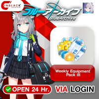Blue Archives (GL) - Weekly Equipment Pack III Top Up via Login by Inblackm open 24 hr.