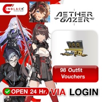 Aether Gazer (GL) - 98 Outfit Vouchers Top Up via Login by Inblackm open 24 hr.