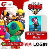 Brawl stars - KAZE Value Pack ( 49.99$ ) Top up via LOGIN By Inblack Open 24 hr.