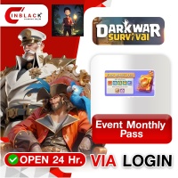 DARK WAR SURVIVAL - Event Monthly Pass ( 9.99$ ) pack VIA LOGIN BY INBLACKM open 24 hr.