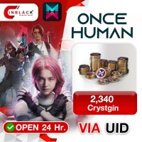 Once Human (GL) - 2340 Crystgin 29.99$ Top up UID By Inblack Open 24 hr.