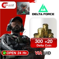 Delta Force (GL) - 300 +20 Delta Coins 4.99$ Top up UID By Inblack Opne 24 hr.