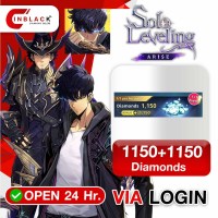 Solo Leveling: Arise (GL) - 1150+1150 Diamonds (9.99$) Top up via Login By Inblack Open 24 hr.