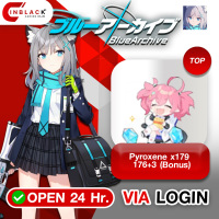Blue Archives (GL) - Pyroxene x179 176+3 (Bonus) Top Up via Login by Inblackm open 24 hr.
