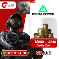 Delta Force (GL) - 12960 + 3240 Delta Coins 199.99$ Top up UID By Inblack Opne 24 hr.