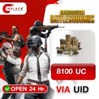 PUBG Mobile (Global) - 8100 UC Top up UID By Inblack Open 24 hr.