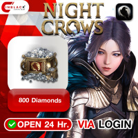 Night Crows (GL) - 800 Diamonds 9.99$ Top up Via Login by Inblackm open 24 hr.
