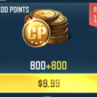 Call of Duty: Mobile 880CP or 800+800 (2X CP Event)100% completely reliable (Login required)