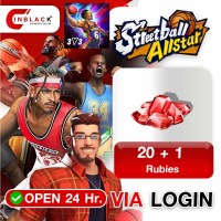 Streetball Allstar (GL) - 20 + 1 Rubies 1.99$ Top up Official LOGIN By Inblack Open 24hr.