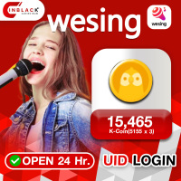 [ Promotion ] WeSing Top up 15,465  K-Coin(5155 x 3) UID (For PHP User) by Inblackm open 24 hr.