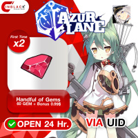 Azur Lane (Global)- Handful of Gems 60 GEM + Bonus 0.99$ ( First Time x 2 ) Top Up UID By Inblack Open 24 hr.