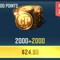 Call of Duty: Mobile 2400CP or 2000+2000 (2X CP Event)100% completely reliable (Login required)