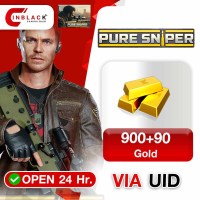 PURE SNIPER GL - 900+90 Gold 4.99$ Top up UID By Inblack Open 24hr.