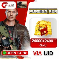 PURE SNIPER GL - 24000+2400 Gold 99.99$ Top up UID By Inblack Open 24hr.