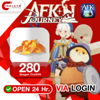 AFK Journey (GL) - 280 Dragon Crystals (9.99$) Top up via LOGIN By Inblack Open 24 hr.