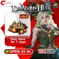 Dragonheir: Silent Gods (GL) - Daily Value for 7 days 9.99$ Top up UID By Inblack Open 24 hr.