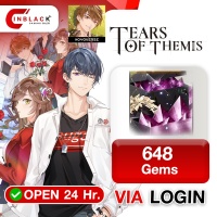 Tears of Themis (GL) -  648 Gems 99.99$ Top up via LOGIN By Inblackm Open 24 hr.