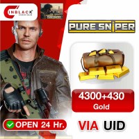 PURE SNIPER GL - 4300+430 Gold 19.99$ Top up UID By Inblack Open 24hr.