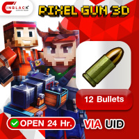 Pixel Gun 3D - 12 Bullets 9.99$ Top up UID By Inblack Open 24 hr.