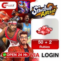 Streetball Allstar (GL) - 50 + 2 Rubies 4.99$ Top up Official LOGIN By Inblack Open 24hr.